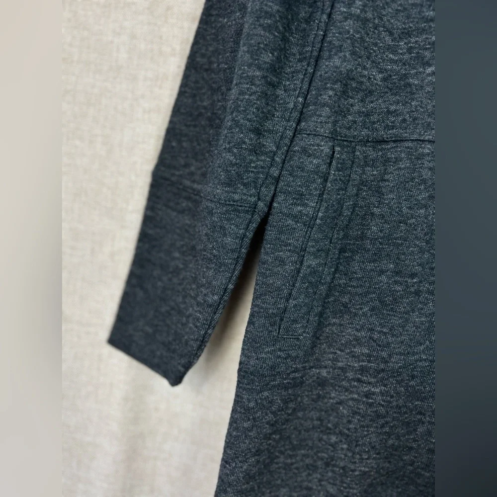 Prana merino blend sweatshirt dress charcoal grey size xs - Picture 6 of 15